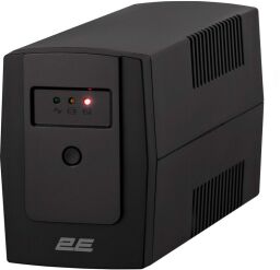 Джерело безперебійного живлення 2E ED650, 650VA/360W, LED, 2xSchuko (2E-ED650) від виробника 2E