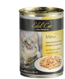 Вологий корм для кішок Edel Cat (курка й качка в соусі) 400 г