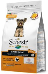 Корм Schesir Dog Small Adult Chicken сухий монопротеїновий з куркою для собак малих порід 2 кг (8005852150103) від виробника Schesir
