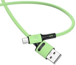 Кабель Usams US-SJ435 USB - Micro USB, 1 м, Green (SJ435USB02) від виробника Usams