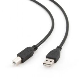 Кабель Cablexpert USB - USB Type-B V 2.0 (M/M), 1.8 м, чорний (CCP-USB2-AMBM-6) від виробника Gembird