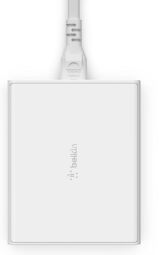 Зарядний пристрій мережевий Belkin 108Вт 2хUSB-С GAN PD PPS/2хUSB-A, білий