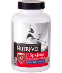 Вітаміни для зміцнення зв'язок та суглобів у собак Nutri-Vet Hip&Joint Veterinarian Strength Advanced Level 3 90 табл