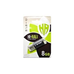 Флеш-накопичувач USB 8GB Hi-Rali Rocket Series Black (HI-8GBVCBK) від виробника Hi-Rali