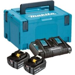 Набор аккумуляторов + зарядное устройство Makita197629-2, LXT BL1850B x 2шт (18В, 5аг), DC18RD, кейс Makpac3 от производителя Makita