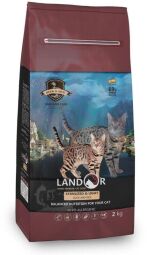 LANDOR Полнорационный сухой корм для кошек с избыточным весом и стерилизованная утка с рисом 10 кг (8433022859745) от производителя LANDOR
