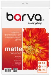 Фотобумага Barva Everyday матовая 105г/м2 A4 100л (IP-AE105-313) от производителя Barva