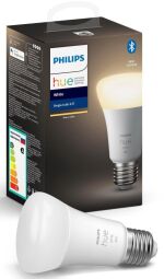 Лампа умная Philips Hue E27, 9W(60Вт), 2700K, White, ZigBee, Bluetooth, дымирование (929001821618) от производителя Philips Hue