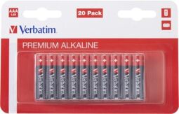 Батарейка Verbatim Alkaline AAA/LR03 BL 20шт (49876_usd) от производителя Verbatim