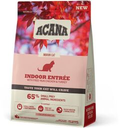 Корм Acana Indoor Entree Cat сухий для малоактивних дорослих котів 1.8 кг (0064992714505) від виробника Acana