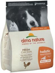 Сухий корм для дорослих собак середніх та великих порід Almo Nature (Альмо Натюр) Holistic з куркою 2 кг (DT734) від виробника Almo Nature