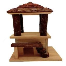 Дерев'яний будинок для гризунів Croci Peter 15*25*16 см (R2075080) від виробника Croci