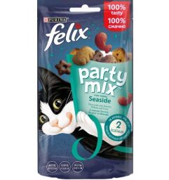 Ласощі для кішок Purina Felix Party Mix Ocean Океанічний мікс 60 г (7613287631435) від виробника Felix