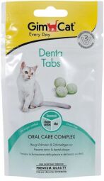Таблетки для кошек GimCat Denta Tabs 40 г (для зубов) (SZG-420653/420615) от производителя GimCat