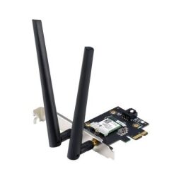 WiFi-адаптер ASUS PCE-AX1800 Bluetooth 5.2 PCI Express WPA3 MU-MIMO OFDMA (90IG07A0-MO0B00) від виробника Asus
