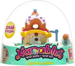 Игровая фигурка Nanables Small House Поселок Сладостей, Столовая Пончик (NNB0011) от производителя Nanables