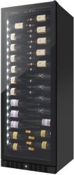 Холодильник Philco для вина, 183.5х65.5х68, холод.відд.-474л, зон - 1, бут-143, диспл, підсвітка, чорний