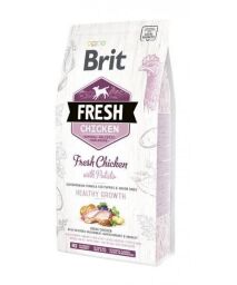Сухой корм Brit Fresh Chicken with Potato Puppy Healthy Growth с курицей и картофелем для щенков 2.5 кг (8595602530724) от производителя Brit Fresh