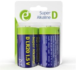 Батарейка EnerGenie Super Alkaline D/LR20 BL 2 шт