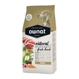 Сухой корм Ownat Classic Duck для взрослых собак всех пород, с уткой – 12 (кг) от производителя Ownat
