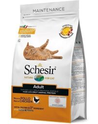 Корм Schesir Cat Adult Chicken сухий монопротеїновий з м'ясом курки для дорослих котів 0,4 кг