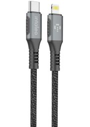 Кабель Intaleo CBGPD30WTL1 USB Type-C - Lightning (M/M), 1.2 м, Grey (1283126518089) від виробника Intaleo