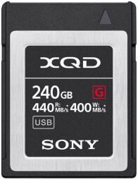 Карта памяти Sony XQD 240GB G Series R440MB/s W400MB/s (QDG240F) от производителя Sony