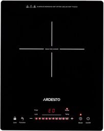 Плитка настільна Ardesto індукційна , комф. - 1, 1.8Вт,  управл - сенсор, таймер, boost, чорний
