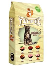 Сухой корм для кошек Тигрис с индейкой 10 кг (109898) от производителя Тігріс