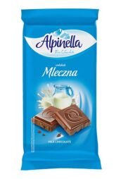 Шоколад ALPINELLA 90g молочний (mleczna)