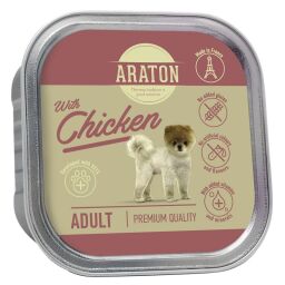 Вологий корм для дорослих собак з куркою ARATON Adult with chicken 150 г (4771317457042) від виробника ARATON