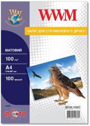 Фотобумага WWM Photo матовая 100г/м2 А4 100л (M100.100/C) от производителя WWM