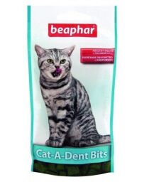 Лакомство для чистки зубов кошек Beaphar Cat-A-Dent Bits 35 г (BAR11406) от производителя Beaphar