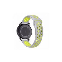 Ремінець Nike Sport 22 mm Watch Gear S3 / Xiaomi Amazfit Grey / Yellow ( S ) (11097) від виробника Smart Watch