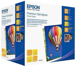Папір Epson 100mmx150mm Premium Semiglossy Photo Paper, 500арк.