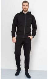 Спортивний костюм чоловічий AGER демісезонний, колір чорний, 223R005