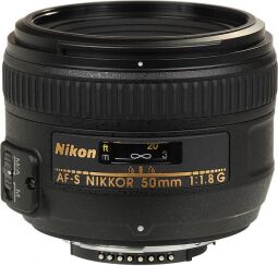 Об'єктив Nikon 50 mm f/1.8G AF-S NIKKOR (JAA015DA) від виробника Nikon