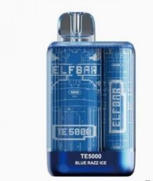 Elf Bar TE5000 Blue Razz ice (Блю Разз із льодом) 5% Одноразовий POD