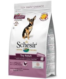 Корм Schesir Dog Toy Adult сухий з куркою для собак мініатюрних порід 0.8 кг (8005852150042) від виробника Schesir