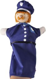 Лялька-рукавичка goki Поліцейський (51646G) від виробника GoKi