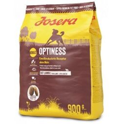 Корм Josera Optiness сухий з птахом для дорослих собак великих порід 0.9 кг (4032254745228) від виробника Josera