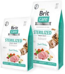 Сухой корм Brit Care Cat GF Sterilized Urinary Health уринари для стерилизованных (курица) (171286/0730) от производителя Brit Care