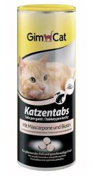 Лакомство GimCat Katzentabs витаминизированное с биотином и вкусом маскарпоне для кошек 425 гр (4002064408064) от производителя GimCat