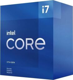 Центральний процесор Intel Core i7-11700F 8C/16T 2.5GHz 16Mb LGA1200 65W w/o graphics Box