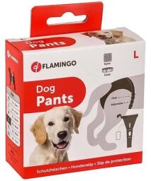 Flamingo Dog Pants Jolly ФЛАМІНГО Джоллі труси для собак гігієнічні з комплектом прокладок 40х49 см, 3 (500914) від виробника Flamingo