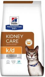 Корм Hill's Prescription Diet Feline K/D сухой с тунцем при заболеваниях почек у кошек 0.4 кг (052742018553) от производителя Hill's