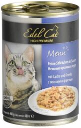 Корм Edel Cat влажный с лососем и форелью для взрослых кошек 400 гр (4003024173053) от производителя Edel