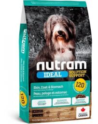 Корм Nutram I20 Ideal Solution Support Sensitive Skin Coat & Stomach Dog сухий для собак з чутливим травленням та проблемами шкіри 11.4 кг (067714102468) від виробника Nutram