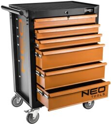 Шкаф-тележка для инструмента Neo Tools, 6 ящиков, 68x46x103 см, до 280 кг, стальной корпус (84-221) от производителя Neo Tools