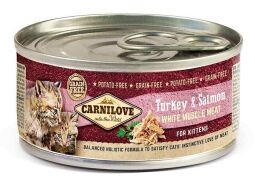 Корм Carnilove Turkey & Salmon for Kittens влажный с индейкой и лососем для котят 100 гр (8595602519286) от производителя Carnilove
